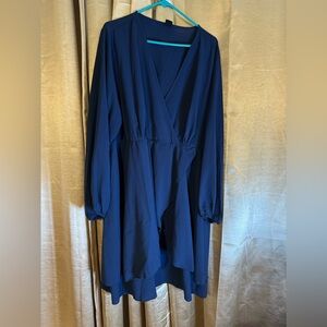 Navy Dress 4x